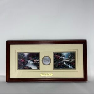 Thomas Kinkade Streams of Living WaterJohn 7:37 Matted Framed Accent Print COD